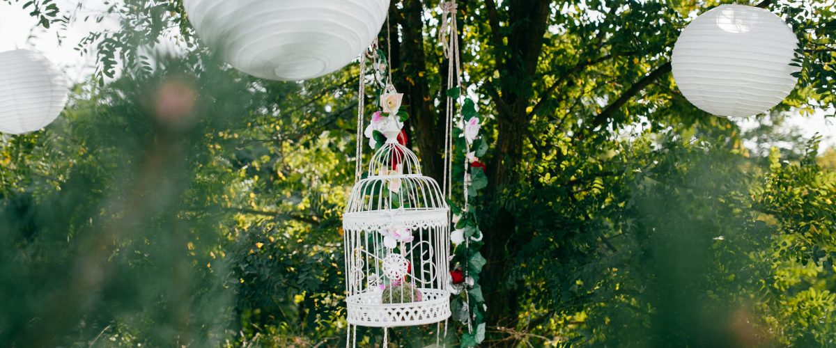 Pourquoi les cages à oiseaux font une décoration de mariage rustique?