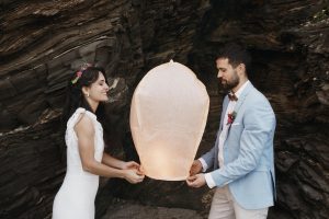 De la magie à votre mariage avec un lâcher de lanternes volantes